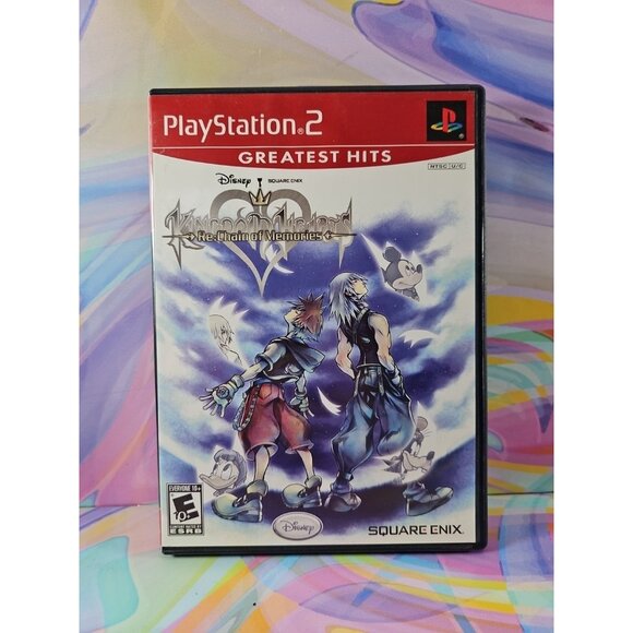 Kingdom Hearts Re: Chain of Memories (Sony PlayStation 2, 2008) CIB Greatest Hit - Picture 1 of 3